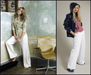 Phase Eight - Kay Linen Jacket �75.00 and White Linen Trousers �50.00.