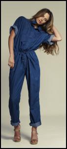Asos.com denim blue jumsuit.