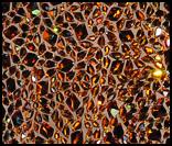 Crystallized fabric.