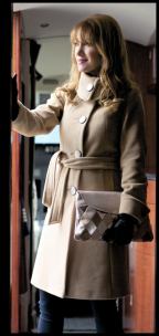 Petite Camel Coat Tie Waist Winter Trench Coat 