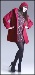Simply Be Red Coat.