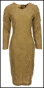 Burberry Prorsum - Camel Lace Dress
