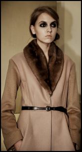 Lunaraine Mink Trimmed Cashmere&nbsp;Coat - Clements Ribeiro.
