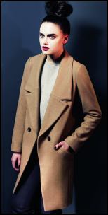 Oasis Camel Crombie Coat