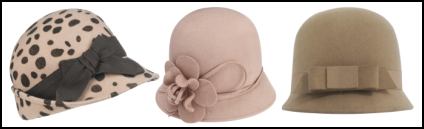 Modern Camel Cloche Hats