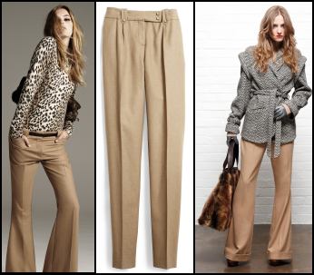 camel wool pants womens