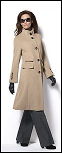 Camel Coat by El�gance in Wool and Angora