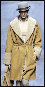 Camel Shearling Coat & Bag - Hermes AW10