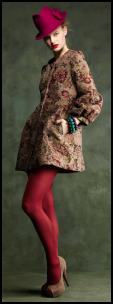 Maroon Red Tights