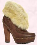 NEXT Faux Fur Clog Boot