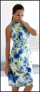 M&Co Ladieswear SS10 Jewelled Floral Shift Dress £40.