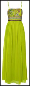 Monsoon Spring Summer 2010 - Lime Annabelle Maxi Dress �160/�250 Eire.