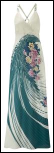Wallis Watercolours Roses Maxi Dress.