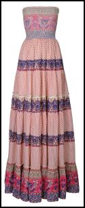 Miss Selfridge - Tiered Bud Maxi Dress �45/�70.