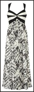 Black/White Maxi Bra Dress - Coast at Debenhams