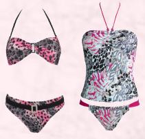 Matalan Coloured Animal Range, Tankini �7, Brief �4. Tu Clothing Animal Bikini. 