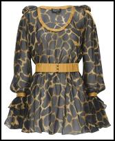 Animal Print Top Tunic Fashion