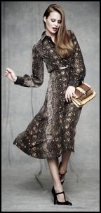 Retro Glamour - Snakeskin Animal Print Design for AW11/12