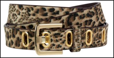 Animal Print Belt for Winter 2011/12