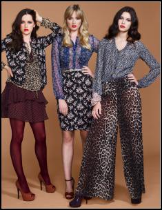 Animal Print Palazzo Pants Fashion for Winter 2011/12
