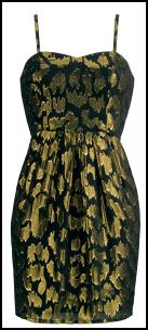 Strappy Brocade Bustier Dress Fashion for Winter 2011/12