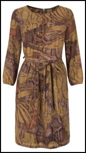 Animal Snakeskin Print Dress