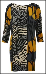 animal print dress