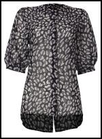 Preen Edition Animal Print Blouse Fashion for Winter 2011/12