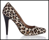 Animal Print Court Shoe High Heels