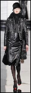 Ralph Lauren Catwalk Black Leather Looks.