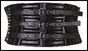 Black Fetish Corset Belt From Topshop.
