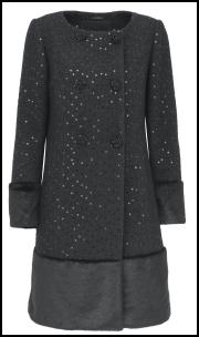 Per Una Luily Sequin Coat.