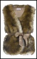 Belted Fur Gilet.