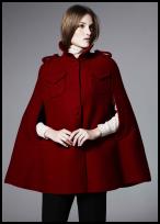 Jaeger - Red Cape Coat