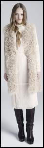 Longline Cream Fur Gilet.