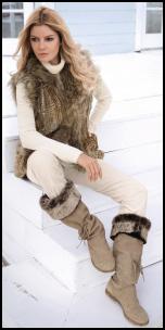 Camel Fur Waistcoat.