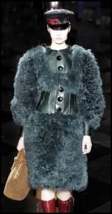 Curly Fur Sleeve Coat From Louis Vuitton AW11.