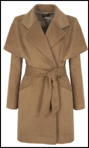 Camel Highwayman Cape Coat.
