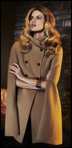 Camel Chesterfield Cape.