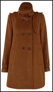 Brown Military Coat.