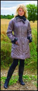 Faux Fur Longline Duvet Coat.
