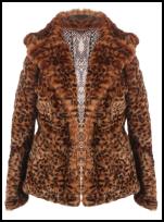 Contoured Fur Jacket.