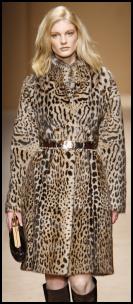 Stencilled Mink Coat.