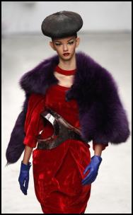 Fur Purple Cape.