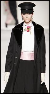 Black Moschino AW11 Coat.