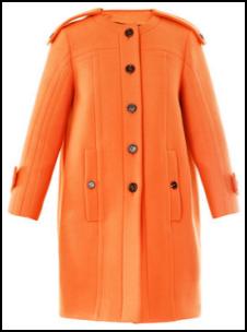 Burberry Prorsum Orange Coat - AW11