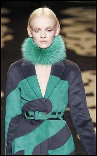 Versace Parti Coloured Coat.
