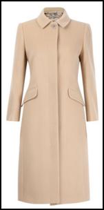  Jigsaw Caramel Tailored Coat.
