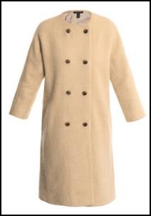 Marc B Collarless Coat.