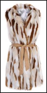 Miss Selfridge Fur Gilet.